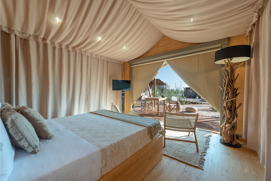 interno del glamping