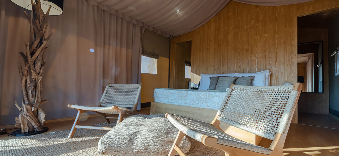 interno del glamping