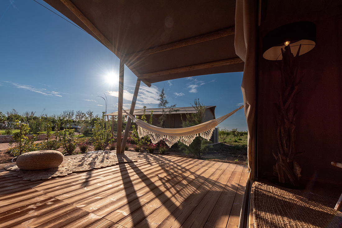 Amaca in veranda - glamping